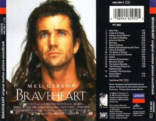 Braveheart - Soundtrack CD Import