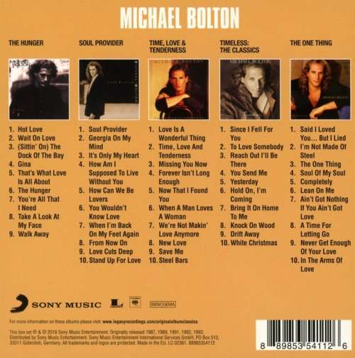 Michael Bolton - Original Album Classics CD Box Set Import
