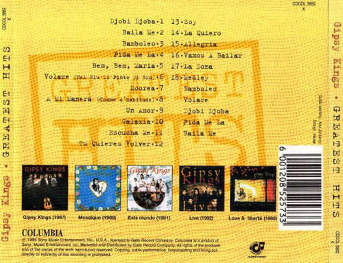 Gipsy Kings - Greatest Hits CD