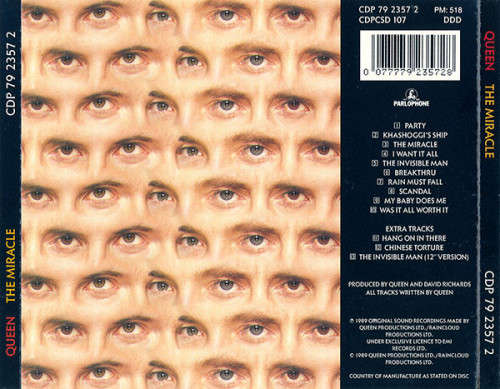 Queen - The Miracle CD Import
