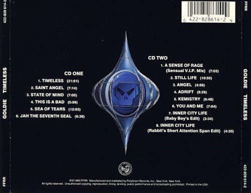 Goldie - Timeless Double CD Import