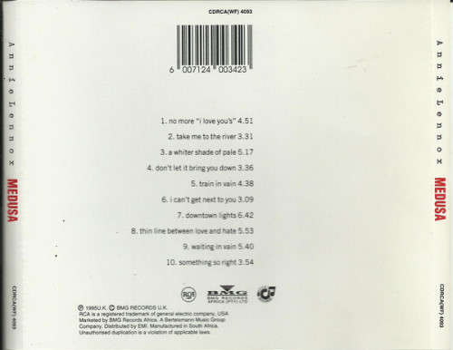 Annie Lennox - Medusa CD