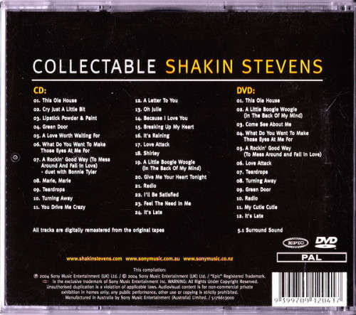 Shakin Stevens - Collectable Shakin Stevens CD and DVD