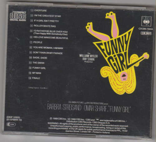 Barbra Streisand - Funny Girl CD Import Soundtrack
