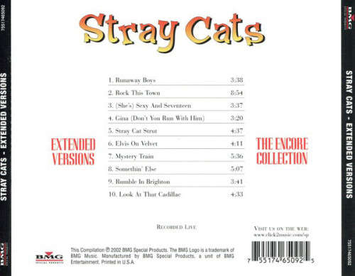 Stray Cats - Extended Versions: The Encore Collection CD Import Sealed