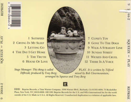 Squeeze - Play CD Import