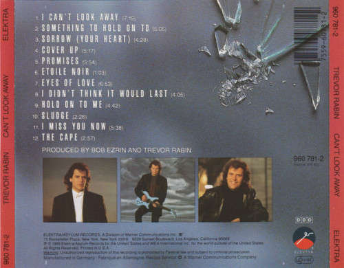 Trevor Rabin - Can`t Look Away CD Import