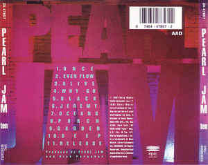 Pearl Jam - Ten Import CD