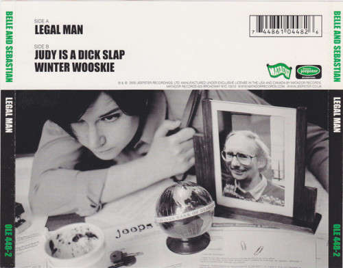 Belle and Sebastian ft Maisonettes - Legal Man CD Import