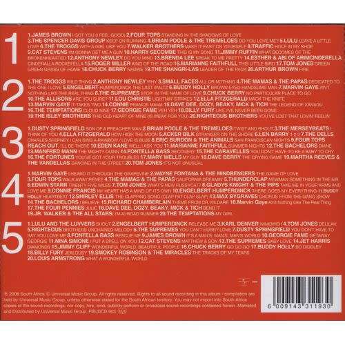 100 Essential 1960's - Various 5x CD Set