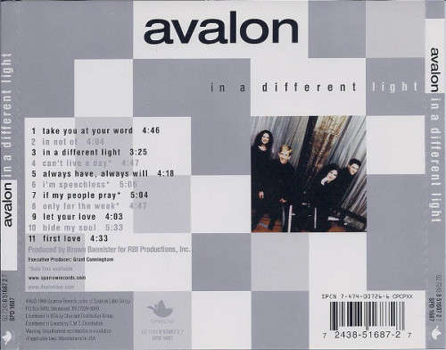 Avalon - In a Different Light CD Import Gospel