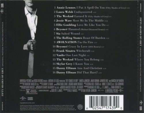 Various - Fifty Shades Of Grey (Original Motion Picture Soundtrack) CD Import