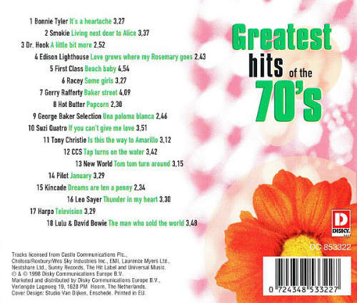 Various - Greatest Hits Of The 70`s CD Import