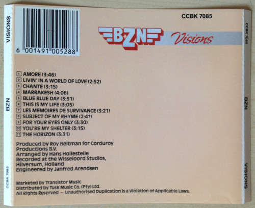 BZN - Visions CD