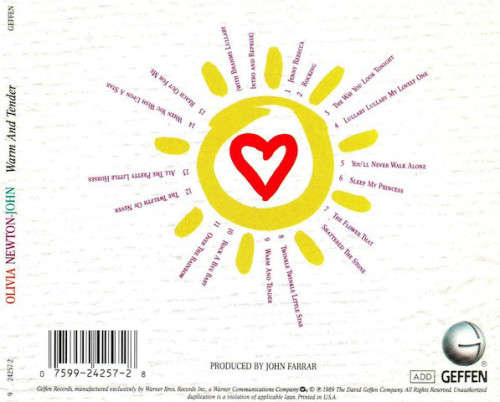 Olivia Newton-John - Warm and Tender CD Import