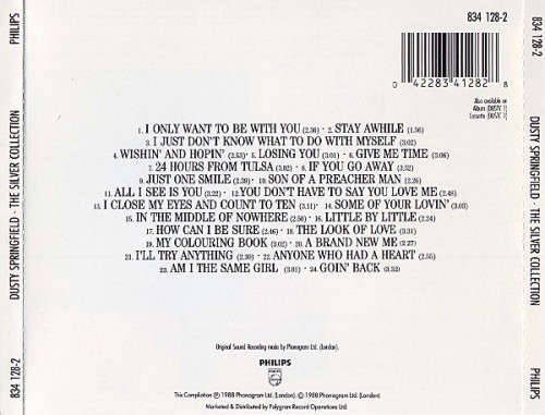 Dusty Springfield - Dusty Silver Collection (Best of) CD Import