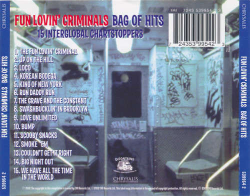 Fun Lovin' Criminals - Bag of Hits CD Import