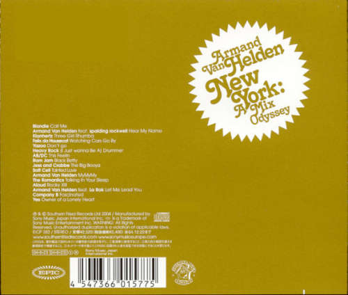 Armand Van Helden - New York: A Mix Odyssey CD Import
