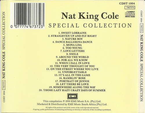 Nat King Cole - Special Collection CD