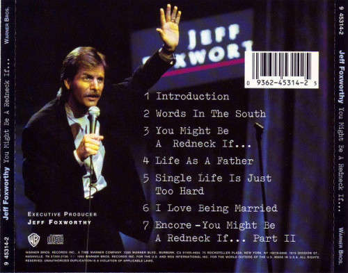 Jeff Foxworthy - You Might Be A Redneck If... CD Import
