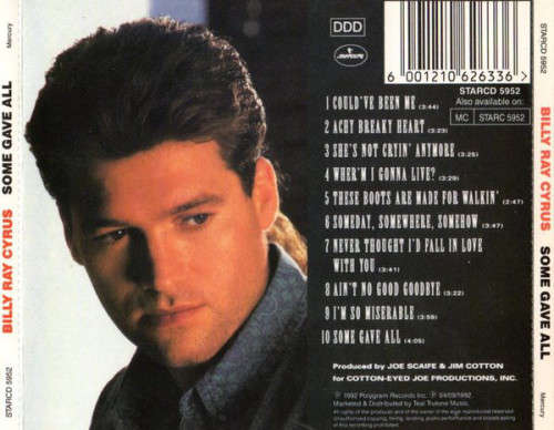 Billy Ray Cyrus - Some Gave All CD