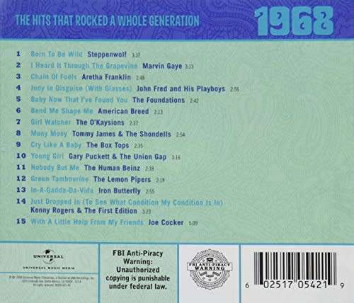 Various - Classic Sixties Collection 1968 CD Import