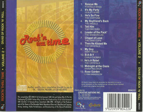Various - Rock`n Thru Time Volume 2 - Divas Of Rock `N` Roll CD Import