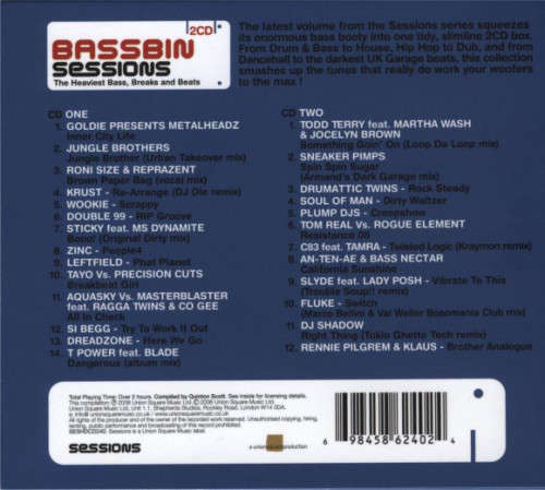 Various - Bassbin Sessions Double CD Import