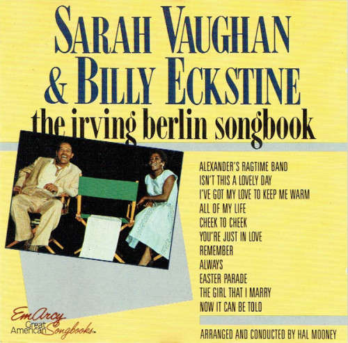 Sarah Vaughan and Billy Eckstine - Irving Berlin Songbook CD Import
