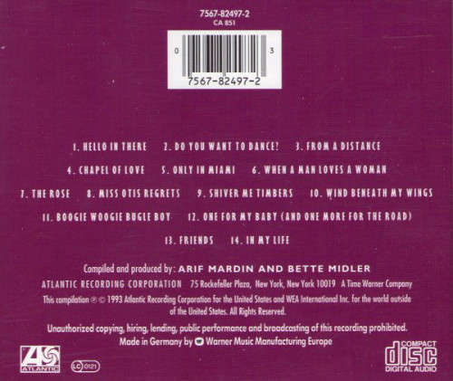 Bette Midler - Experience the Divine (Greatest Hits) CD Import