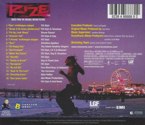 Various - RIZE - Music From the Original Motion Picture CD Import