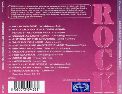 Various - Legends of Progressive Rock CD Import