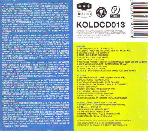 Various - La Creme De La Creme - Cream of Underground House - Retrospective Mix 1993-1996 Triple CD