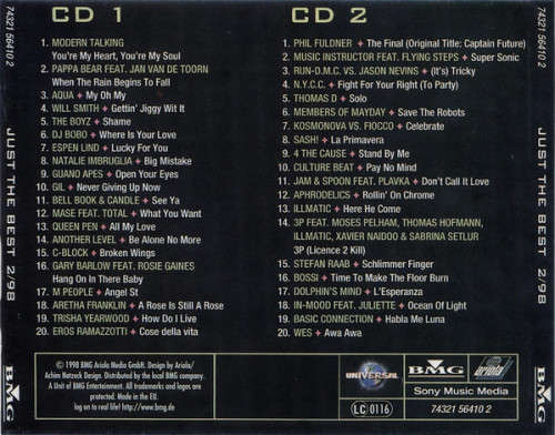 Various - Just the Best 2/98 Double CD Import