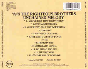 Righteous Brothers - Very Best of - Unchained Melody CD Import