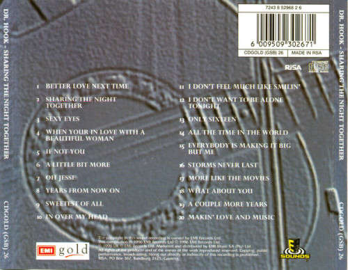 Dr. Hook - Sharing the Night Together (Best of Dr. Hook) CD