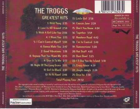 Troggs - Greatest Hits CD