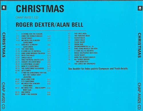 Roger Dexter and Alan Bell - Christmas CD Import