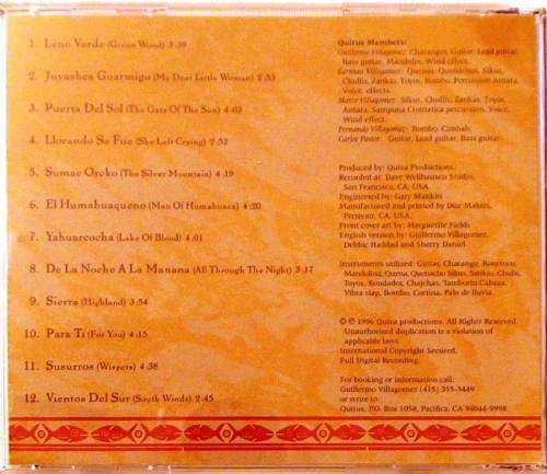Quitus - Yahuarcocha CD Import