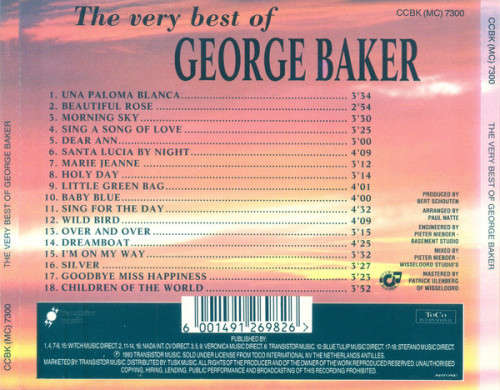 George Baker - Very Best of CD