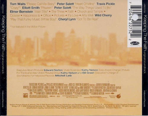 Keeping the Faith - Soundtrack CD Import