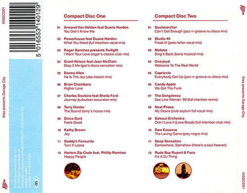 Various - Kiss Presents Garage City Double CD Import