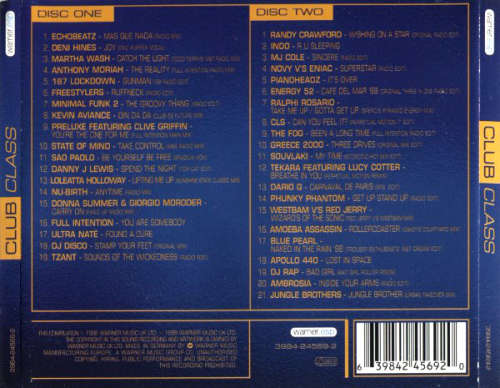 Various - Club Class (40 Club Anthems In the Mix) Double CD Import