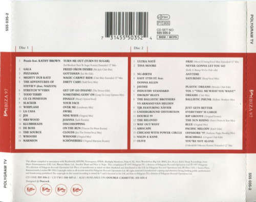 Various - Kiss In Ibiza 97 Double CD Import