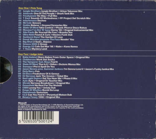 Judge Jules and Pete Tong - Clubber`s Guide To... Ibiza Double CD Import