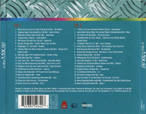 Various - In the Mix 98 Double CD Import