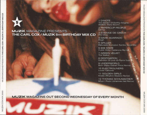 Carl Cox - Carl Cox / Muzik 5th Birthday Mix Import CD