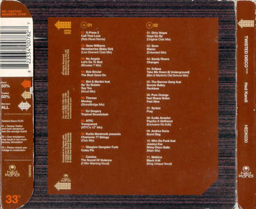 HedKandi Various - Twisted Disco 01.03 Double CD Import