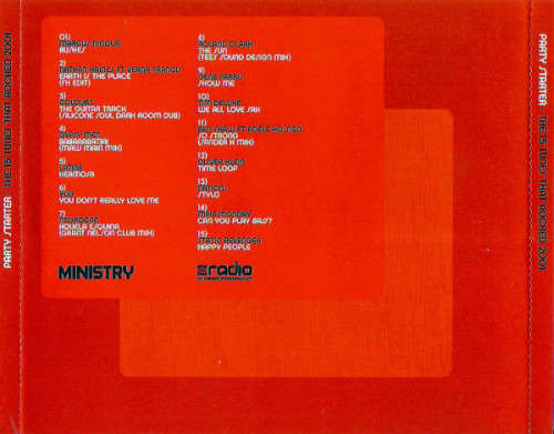 Various - Party Starter - The 15 Tunes That Rocked 2001 CD Import Sealed