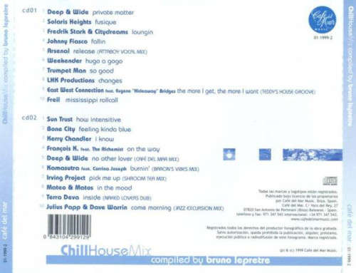 Various - Café Del Mar - Chillhouse Mix Double CD Import